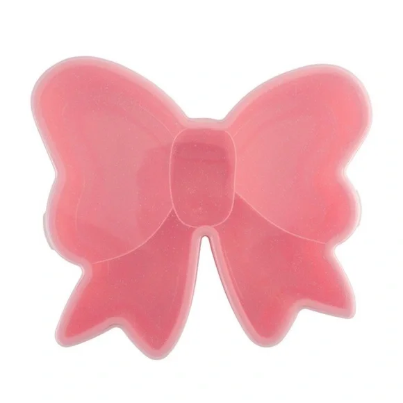 Large Sparkle Bow Snack Box Food Storage Container Valentine SHIP ASAP CWC Pink - Picture 3 of 11